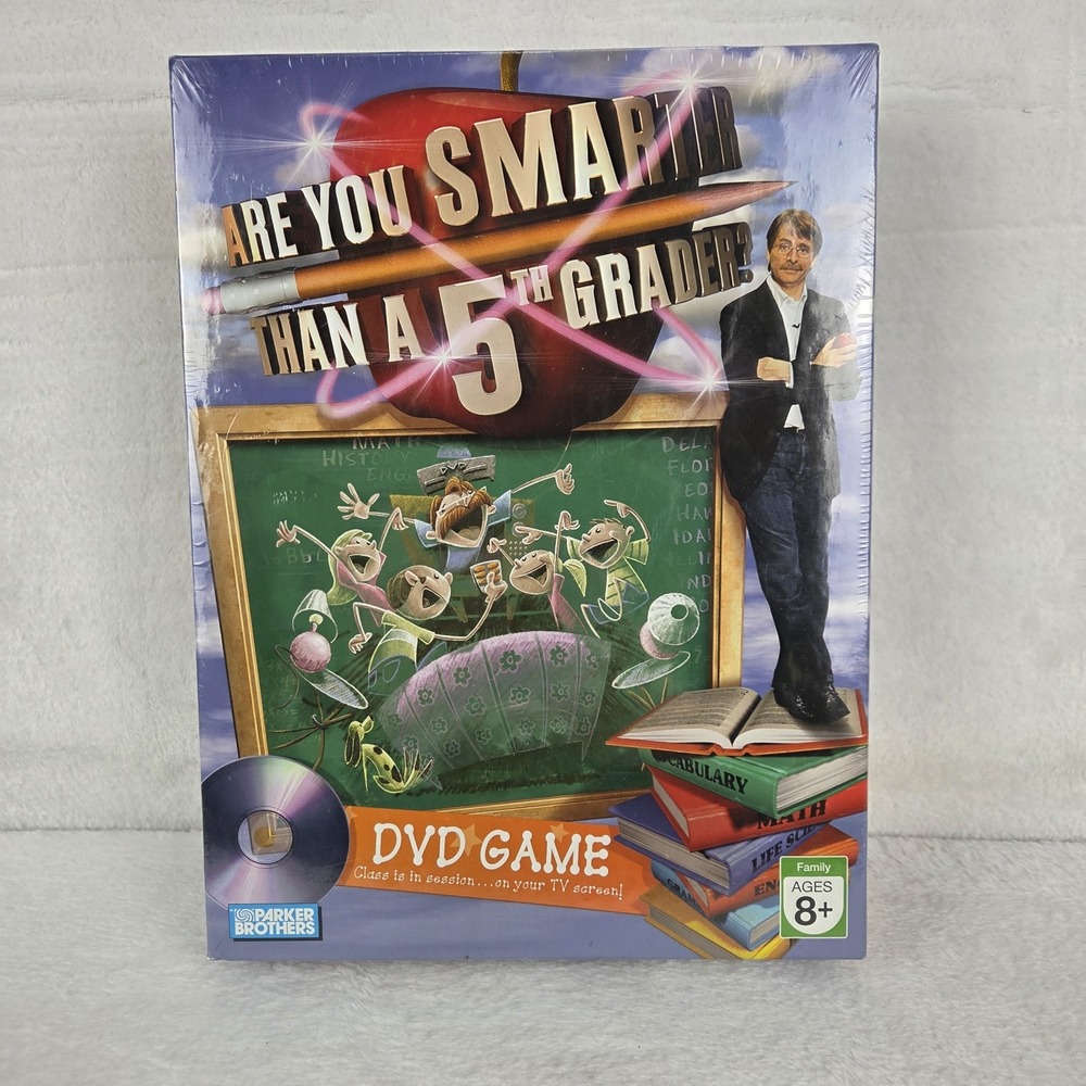 Are You Smarter Than A 5th Grader? DVD Game Hasbro Brand New Factory Sealed